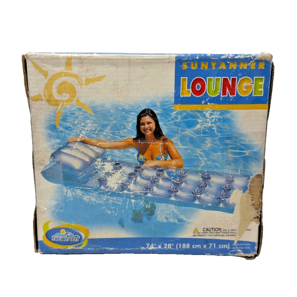 Intex Suntanner Lounge 58894 Inflatable Pool Float 74 x 28 New NOS